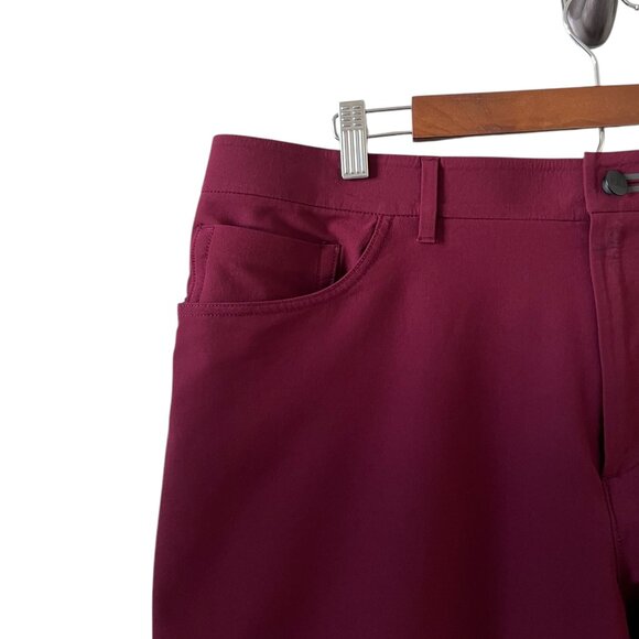 Public Rec Workday Technical Pant In Maroon Size 38/32 - Picture 5 of 16